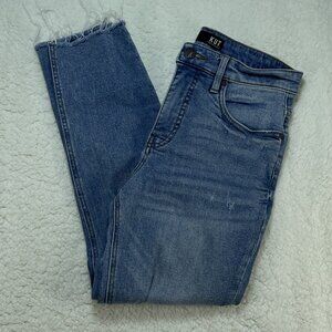 Kut from the Kloth Jeans Womens Sz 0 Blue Rachael Fab Ab Mom High Rise 26x25